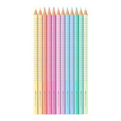 Boîtes métal 12 crayons de couleur Sparkle