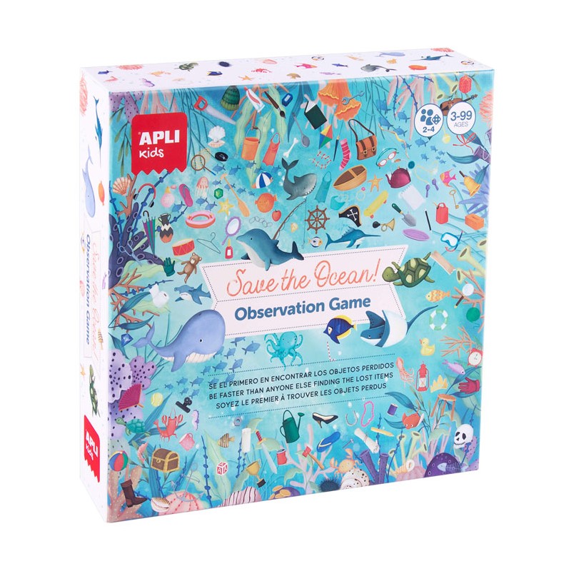 Coffret jeu d'observation - Save the Ocean !