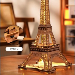 Maquette 3D en bois Rolife - Night of the Eiffel Tower