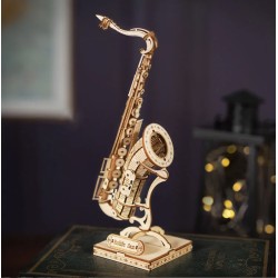 Maquette 3D en bois Rolife - Saxophone