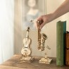 Maquette 3D en bois Rolife - Saxophone