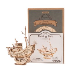 Maquette 3D en bois Rolife - Bateau de pêche