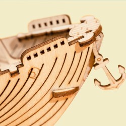 Maquette 3D en bois Rolife - Bateau de pêche