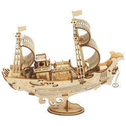 Maquette 3D en bois Rolife - Bateau diplomatique Japonais