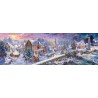 Puzzle 1000 pièces - Panoramique Noël au bord de la mer