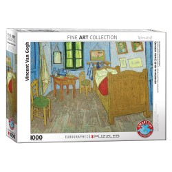 Puzzle 1000 pièces - La chambre à coucher (troisième version), de Van Gogh