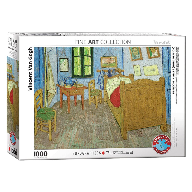 Puzzle 1000 pièces - La chambre à coucher (troisième version), de Van Gogh