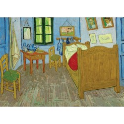 Puzzle 1000 pièces - La chambre à coucher (troisième version), de Van Gogh