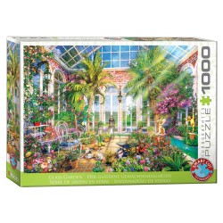 Puzzle 1000 pièces - Serre de jardin en verre