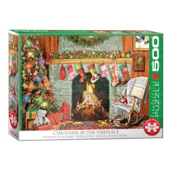 Puzzle 500 pièces - Noël au foyer