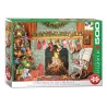 Puzzle 500 pièces - Noël au foyer