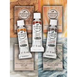 Sets de peinture extra-fine Horadam Naturals Trio x3 tubes de 5ml