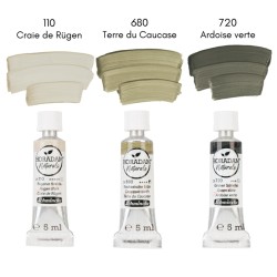 Sets de peinture extra-fine Horadam Naturals Trio x3 tubes de 5ml