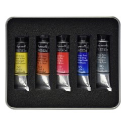 Test pack aquarelle extra-fine Sennelier 5 tubes de 10 ml