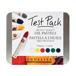 Test pack 6 pastels à l'huile Sennelier de 5 ml