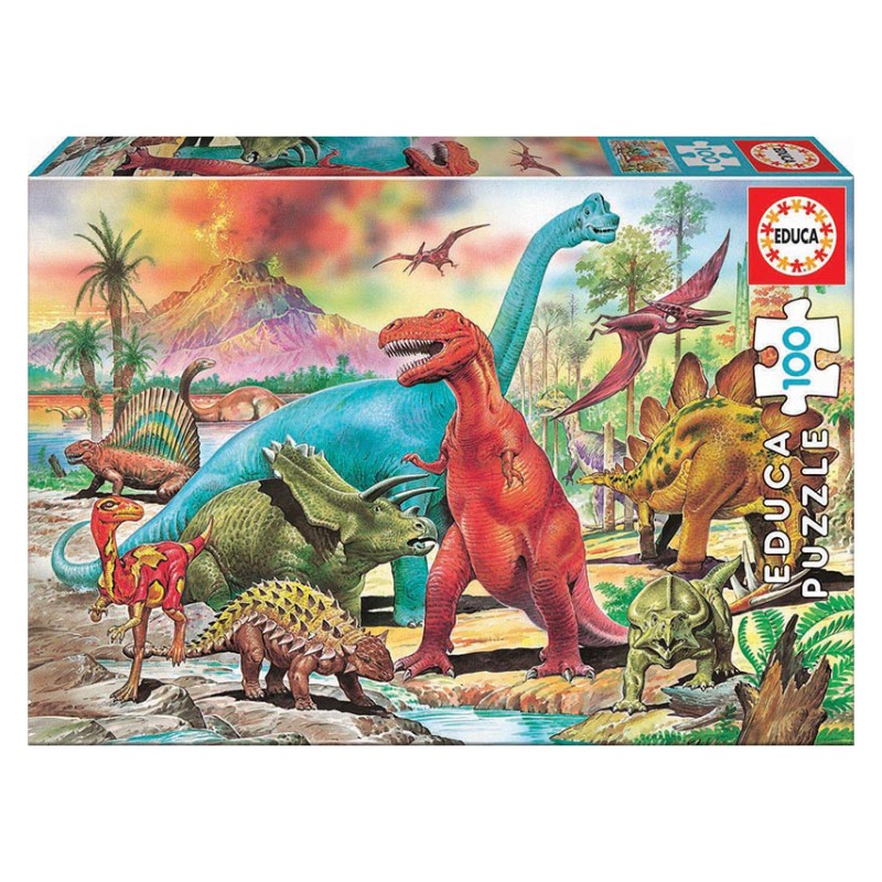 Puzzle Junior 100 pièces - Dinosaures