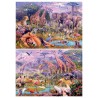 Puzzle Junior 2x100 pièces - Animaux sauvages