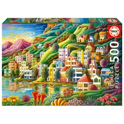 Puzzle 500 pièces - Port caché