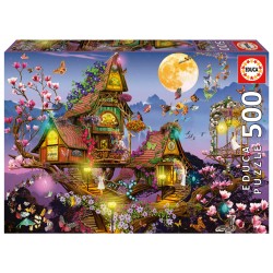 Puzzle 500 pièces - Maison de fée