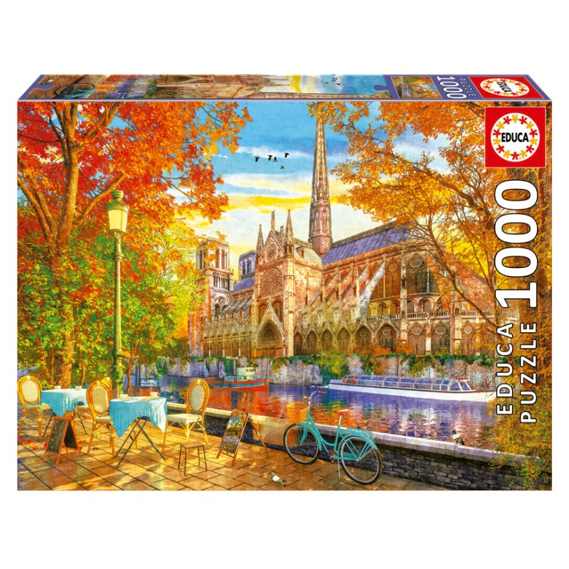 Puzzle 1000 pièces - L'automne à Notre-Dame