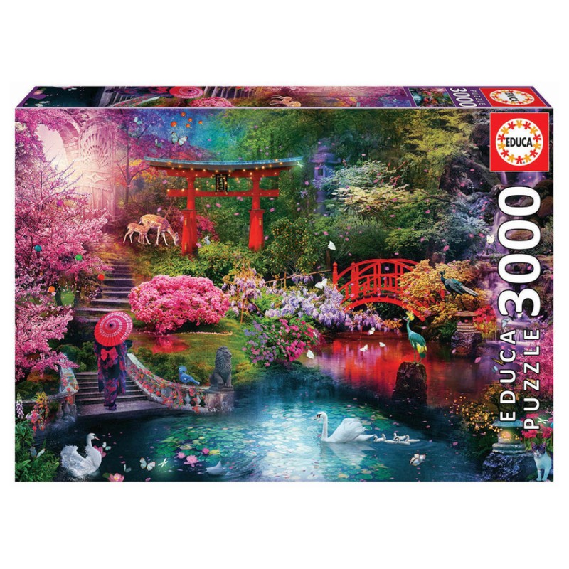 Puzzle 3000 pièces - Jardin japonais