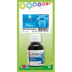 Colorant liquide pour bougie 27ml - Bleu