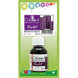 Colorant liquide pour bougie 27ml - Violet