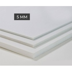 Carton mousse blanc 10mm - 122x200cm