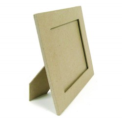 Cadre rectangle plat 23x28cm en papier mâché