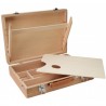 Coffret mallette en hêtre - 26x37,5x8,5cm